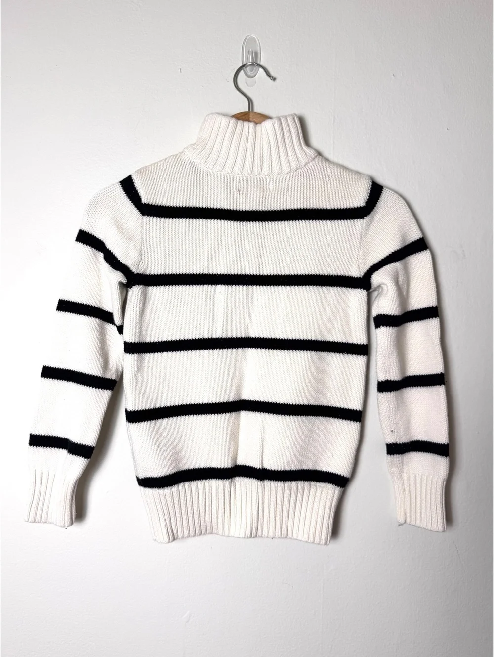 Kids Ralph Lauren Polo sweater 3/4 zip mock neck Y2K size S (8)
